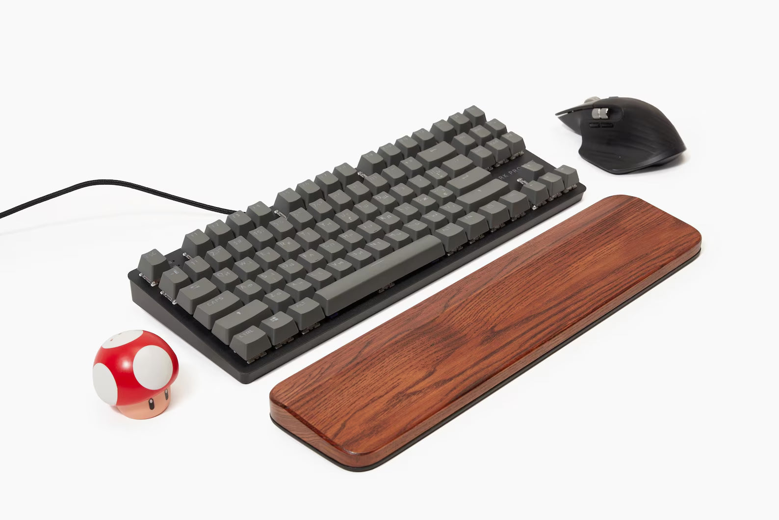 GrainMod™ CloudAsh Ergonomic Wrist Rest